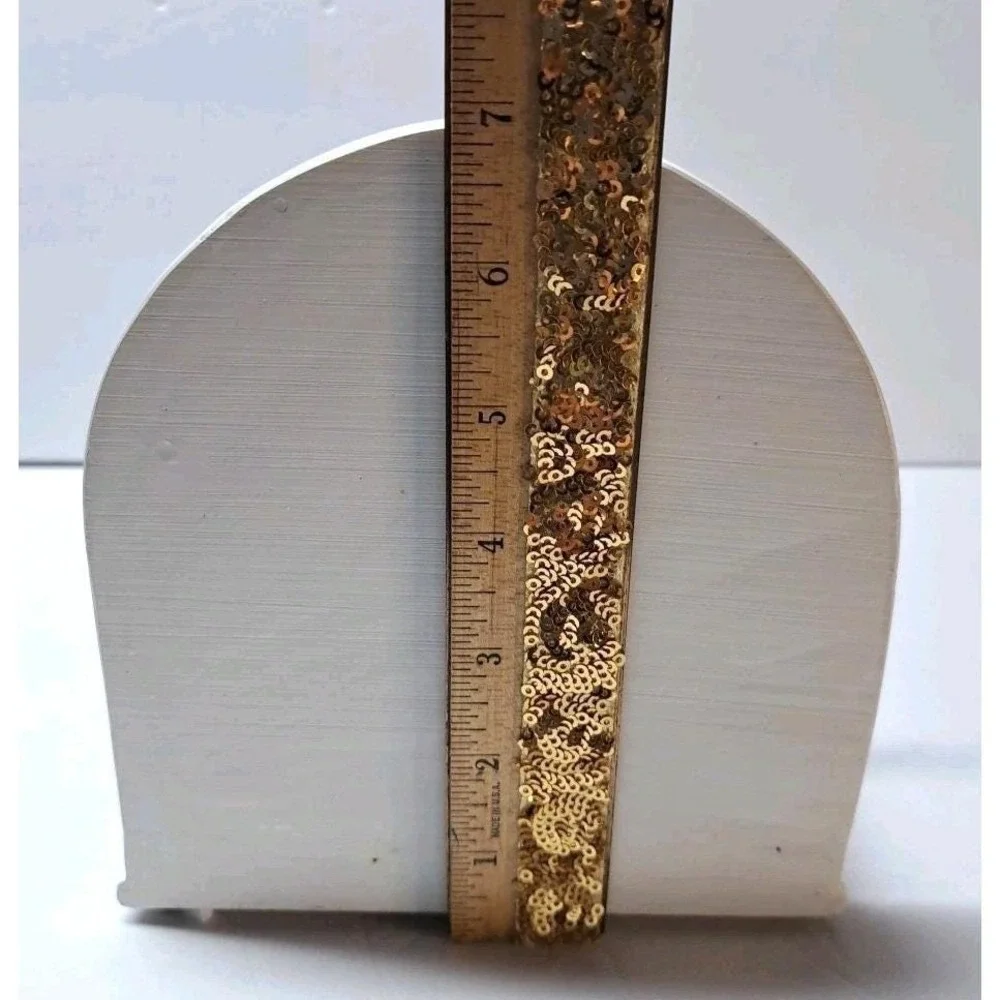 Poly Resin Candle Holder Christmas Scene Holiday Decor Original Box The Bon-Ton